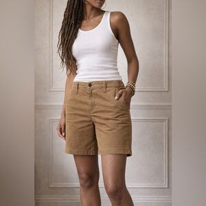 Classic Tan Women's Cotton Shorts